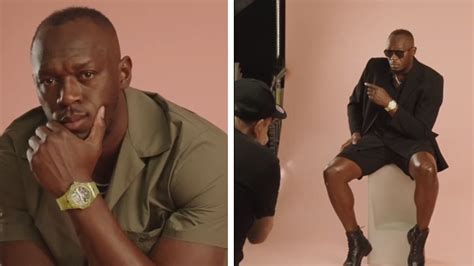 Usain Bolt Models Hublot Watches in Ad Campaign for the